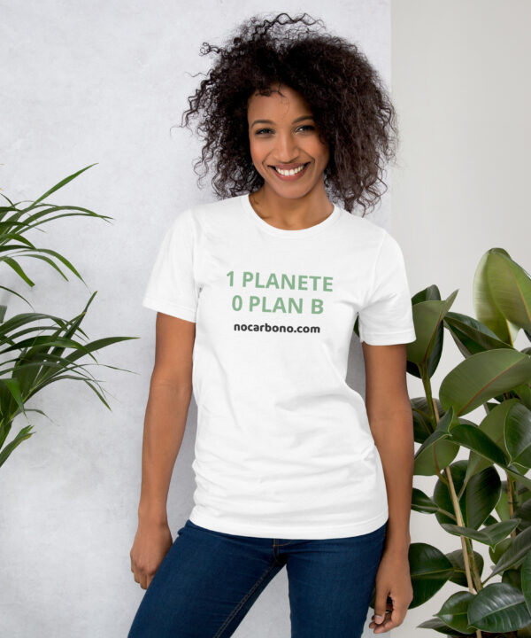 T-shirt Écologique Bio - 1 Planète 0 Plan B - Engagement Climat