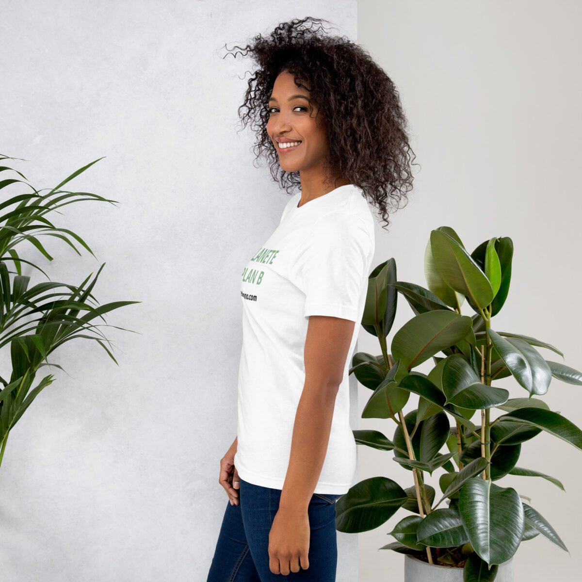 T-shirt Écologique Bio - 1 Planète 0 Plan B - Engagement Climat - Image 3